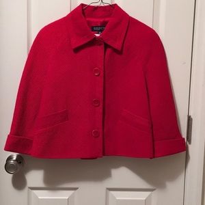 Jones New York- Red Cropped Jacket